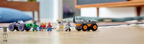 LEGO Marvel Spidey and His Amazing Friends Hulk vs. Rhino Truck ...