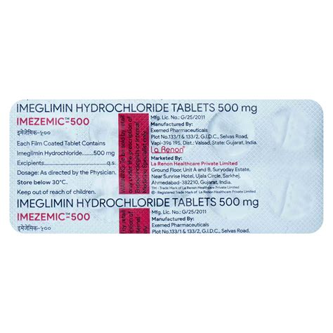 Imezemic-500 Tablet | Uses, Side Effects, Price | Apollo Pharmacy