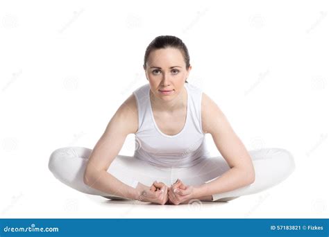 Butterfly yoga pose stock image. Image of konasana, enjoy - 57183821