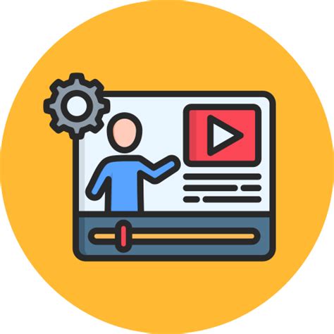 Video tutorial - Free education icons
