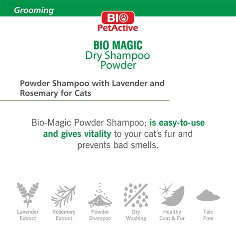 BIOMAGIC DRY SHAMPOO POWDER FOR CATS