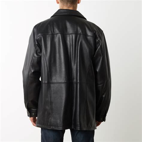 Mason + Cooper Big and Tall Leather Jacket // Black (S) - Wilda Leather ...