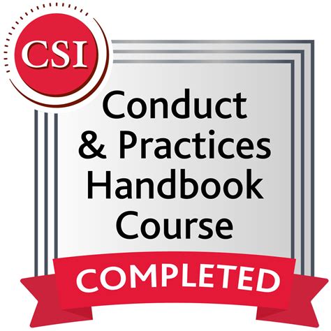 Conduct and Practices Handbook Course (CPH®) - Credly
