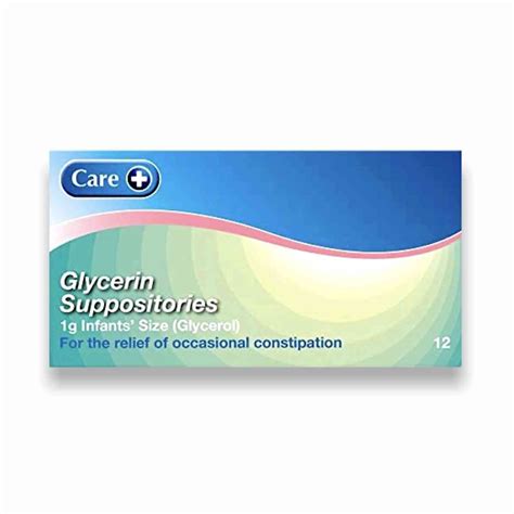 Buy Glycerin Suppositories Infant Size, 12 Pack - Dock Pharmacy