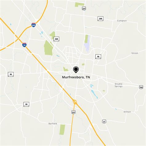 Us 231 Murfreesboro Tn Map Murfreesboro Traffic: I 24 West Wreck At