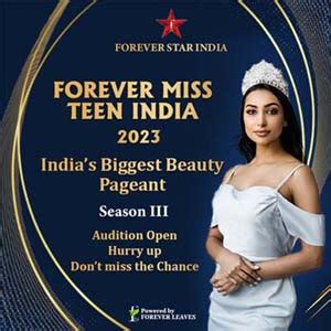 Forever Miss Teen India 2023 Beauty Pageant