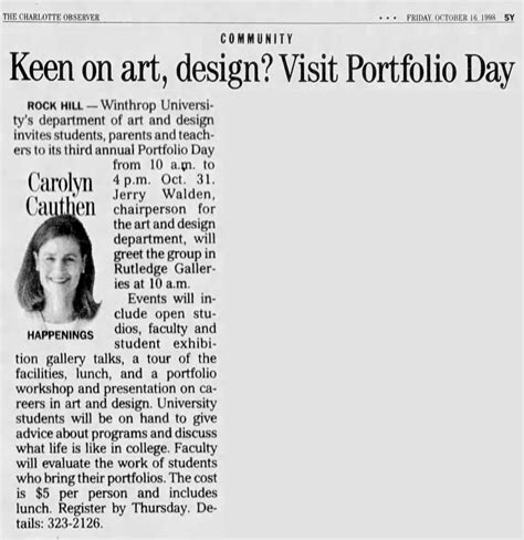 The Charlotte Observer, Charlotte, NC | Jerry Walden Studio 1965-2019