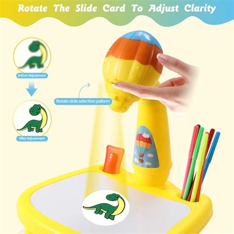 Buy BFYWB Drawing Projector Table for Kids, Toddler Doodle Board ...