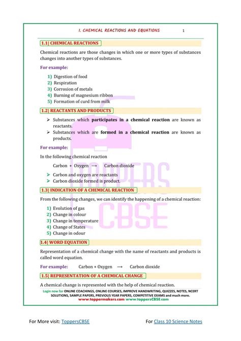 Class 10 Science Notes 的图像结果