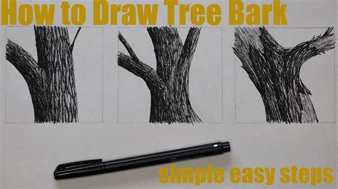 Image result for How to Draw Tree Trunks