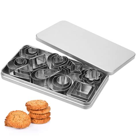 Raindrops Stainless Steel Cookie Cutters for Baking with Assorted ...