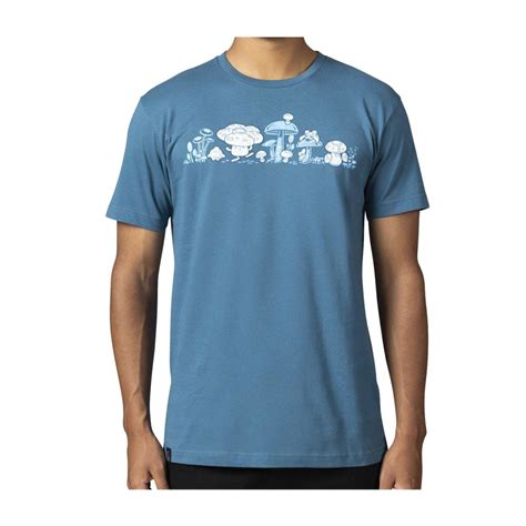 Mushroom Forest Pokémon Nature: Fall Blue Relaxed Fit Crew Neck T-Shirt ...