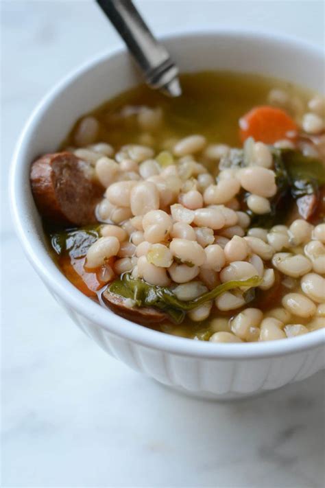 Vegetarian White Navy Bean Soup Recipe | Besto Blog