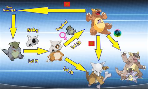 Cubone Pokemon Evolution Chart 的图像结果