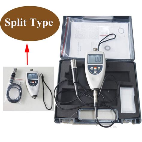 Buy VTSYIQI Split Type Surface Profile Gauge Digital Portable Surface ...