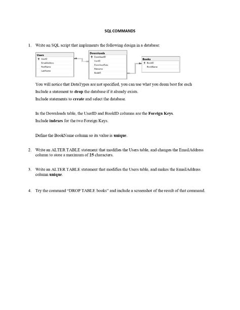 Image result for Database Implementation SQL Script Example