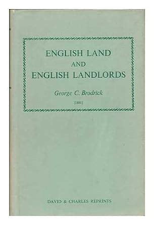 English Lands and English Landlords : Brodrick, George L.: Amazon.in: Books