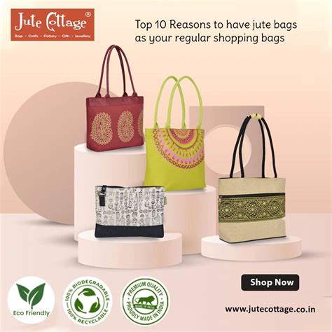 Top 10 Reasons to have jute bags as your regular shopping bags – Jute ...