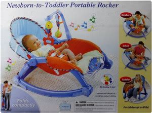 Toyzwonder Newborn-to-Toddler Portable Rocker Chair Easy to Take Along ...