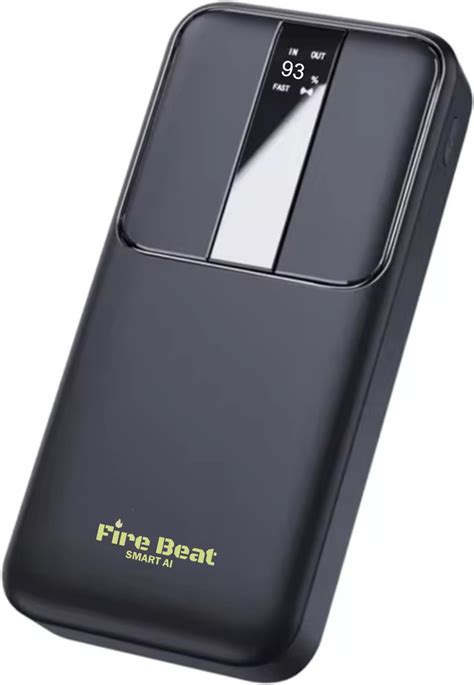 Fire Beat 20000mAh Power Bank AI Powered Charging with 2 Years Warranty ...