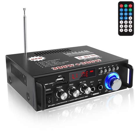 Etlephe Mini Audio Amplifier Bluetooth 5 0 Stereo Amplifiers 300w ...