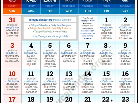 Telugu Calendar August 2025 Chicago
