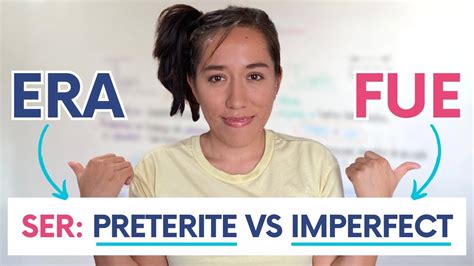 Era vs Fue: Preterite or Imperfect of Ser - YouTube