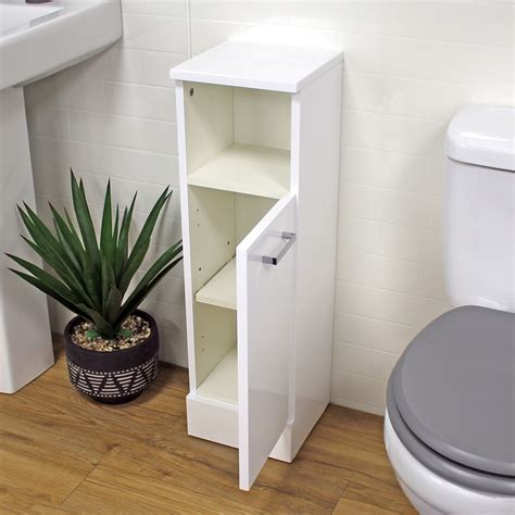 Slim Bathroom Floor Cabinet