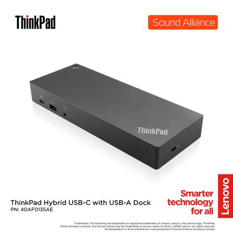 Lenovo ThinkPad Hybrid USB-C with USB-A Docking Station (40AF0135AE ...
