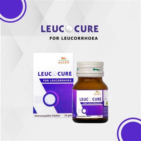 allen leucocure tablet 25gm (whitish, yellowish discharge from the vag ...