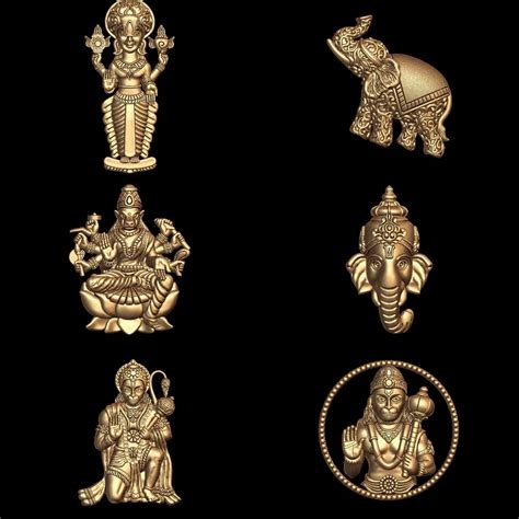86 Piece God Murti 3D Model Collection - Divine Home Decor