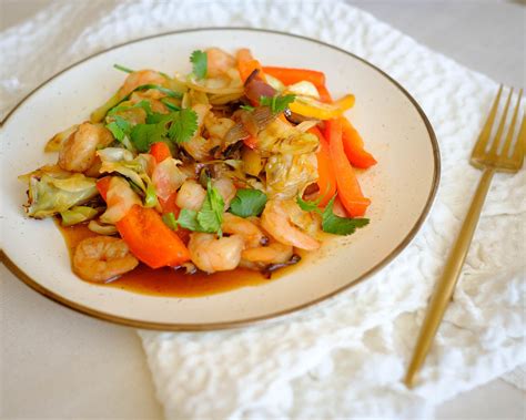 Shrimp and Cabbage Stir Fry - PrepYoSelf