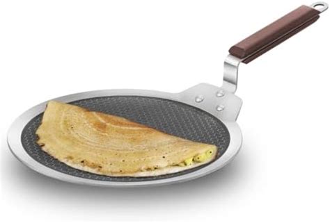 Buy Hawkins 24 cm Paratha Tava, Triply Stainless Steel Shielded ...