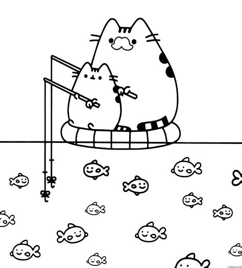 Coloring Pages Of Pusheen The Cat