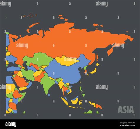 Asia Map Simple 的图像结果