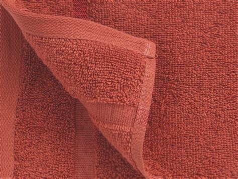 Red/Midnight Bl 2 Piece 100% Cotton Bath Towel Set - Atrium By Spaces