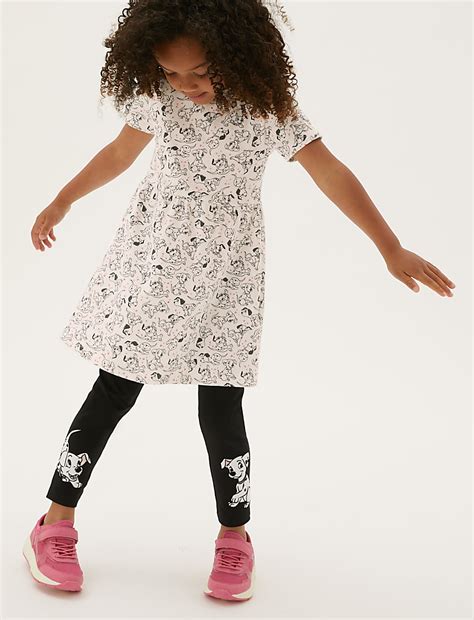 Buy Pure Cotton 101 Dalmatians™ Dress (2-7 Yrs) at Marks & Spencer