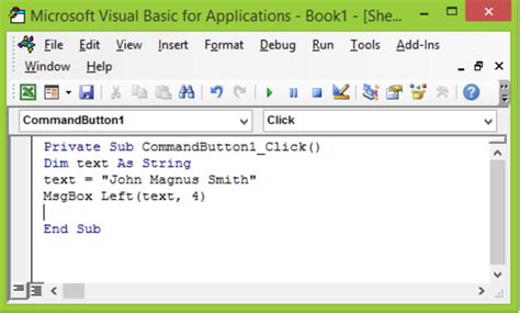 VBA String with Variables 的图像结果