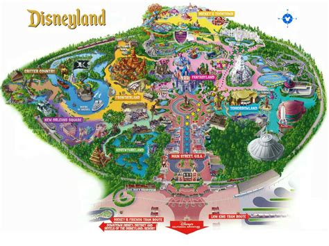 Disneyland Map Printable 2025