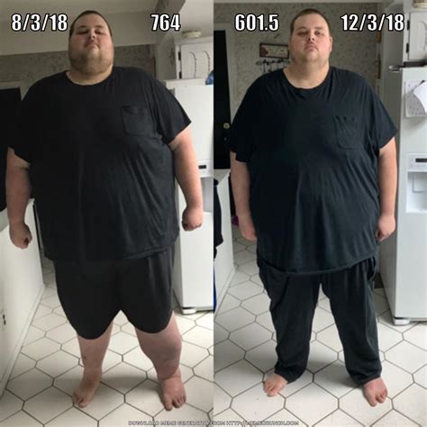 This big guy from r/progresspics. 6'8" & 764 Lbs (346 Kg) : r/absoluteunit