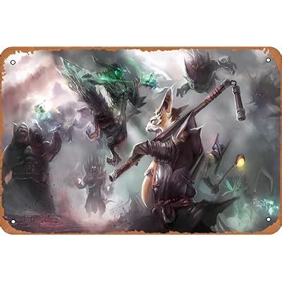 Exquisite Vintage Tin Signs Dota 2 Game Office Bar | Ubuy India