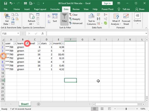 Image result for How to Sort Filtered Data Excel