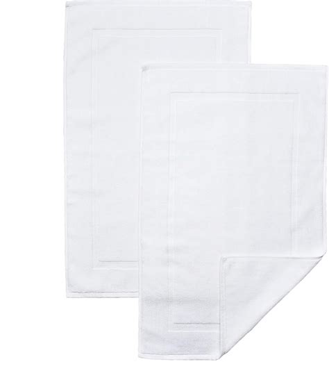 Amazon.com: Pacific Linens, Set of 2 Bath Mats 100% Cotton Bathroom ...