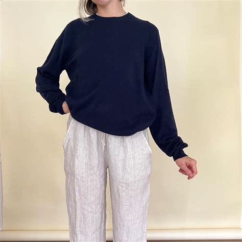 Black cashmere pullover sweater Model sizes: 5'3,... - Depop