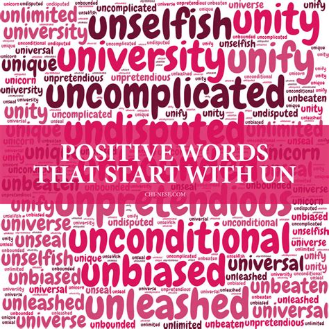 100+ Positive Words That Start With Un (With Meanings)