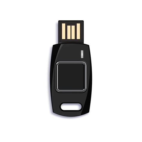Passkey Windows Hello FIDO2 U2F Fingerprint Security Key USB-A Type ...