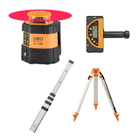 Rotationslaser / Baulaser Geo Fennel FL 115H mit FR 77-MM Set ...
