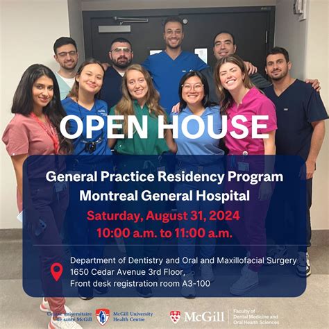 Join us for the General Practice Residency Open House at the Montreal ...