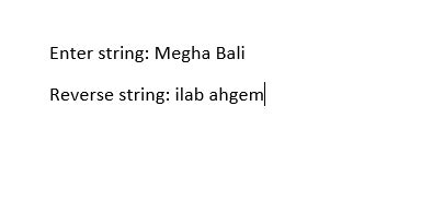 C Program to Reverse a String Using Recursion 的图像结果