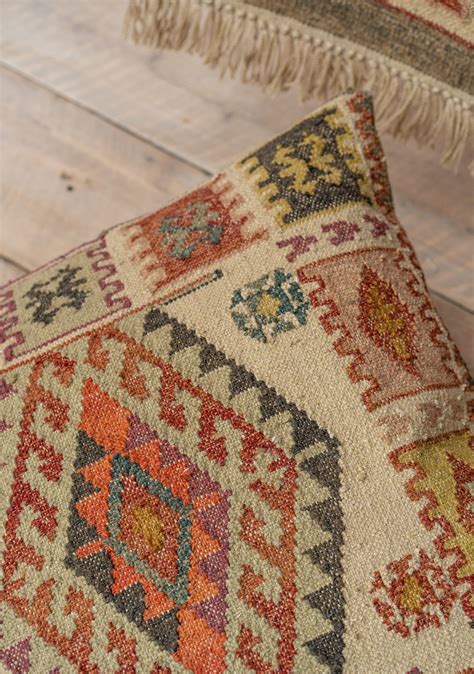 Narayan Kilim Extra Large/Floor Cushion Cover, 70 x 70cm | Cushions ...